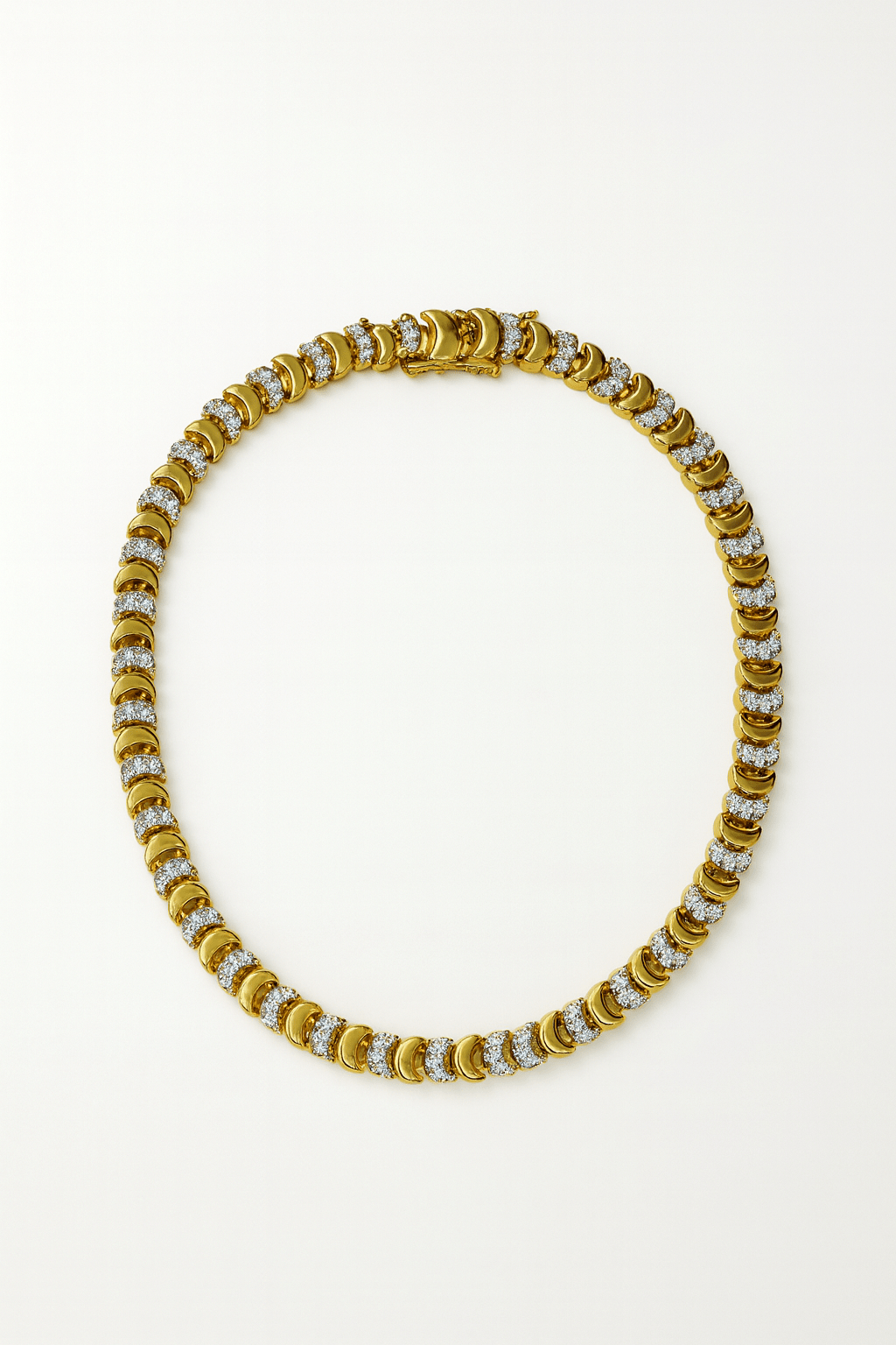 Golden Snake Choker Pave - NOA Jewels - 