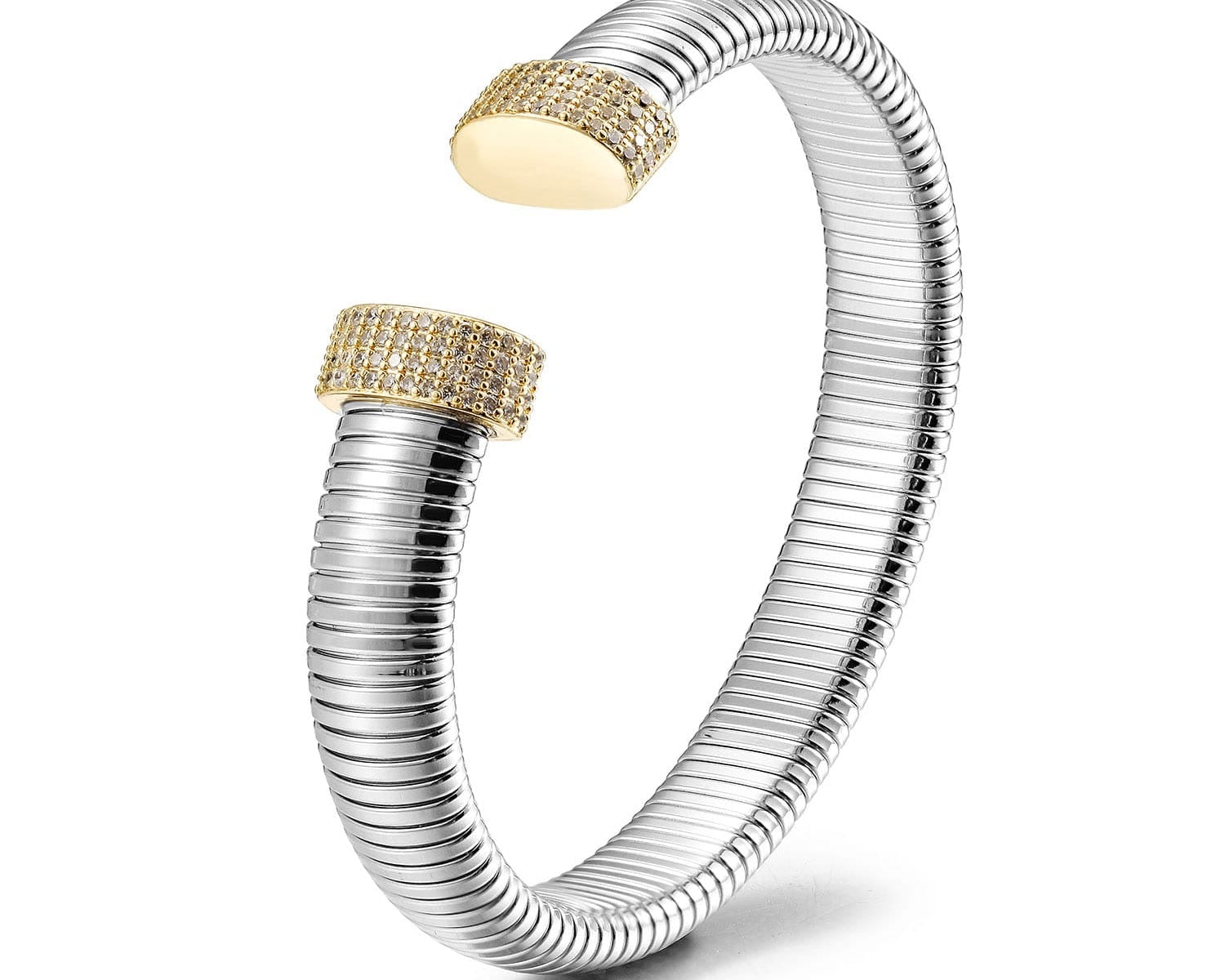 Guilloche Cuff Pave Baby - NOA Jewels - 