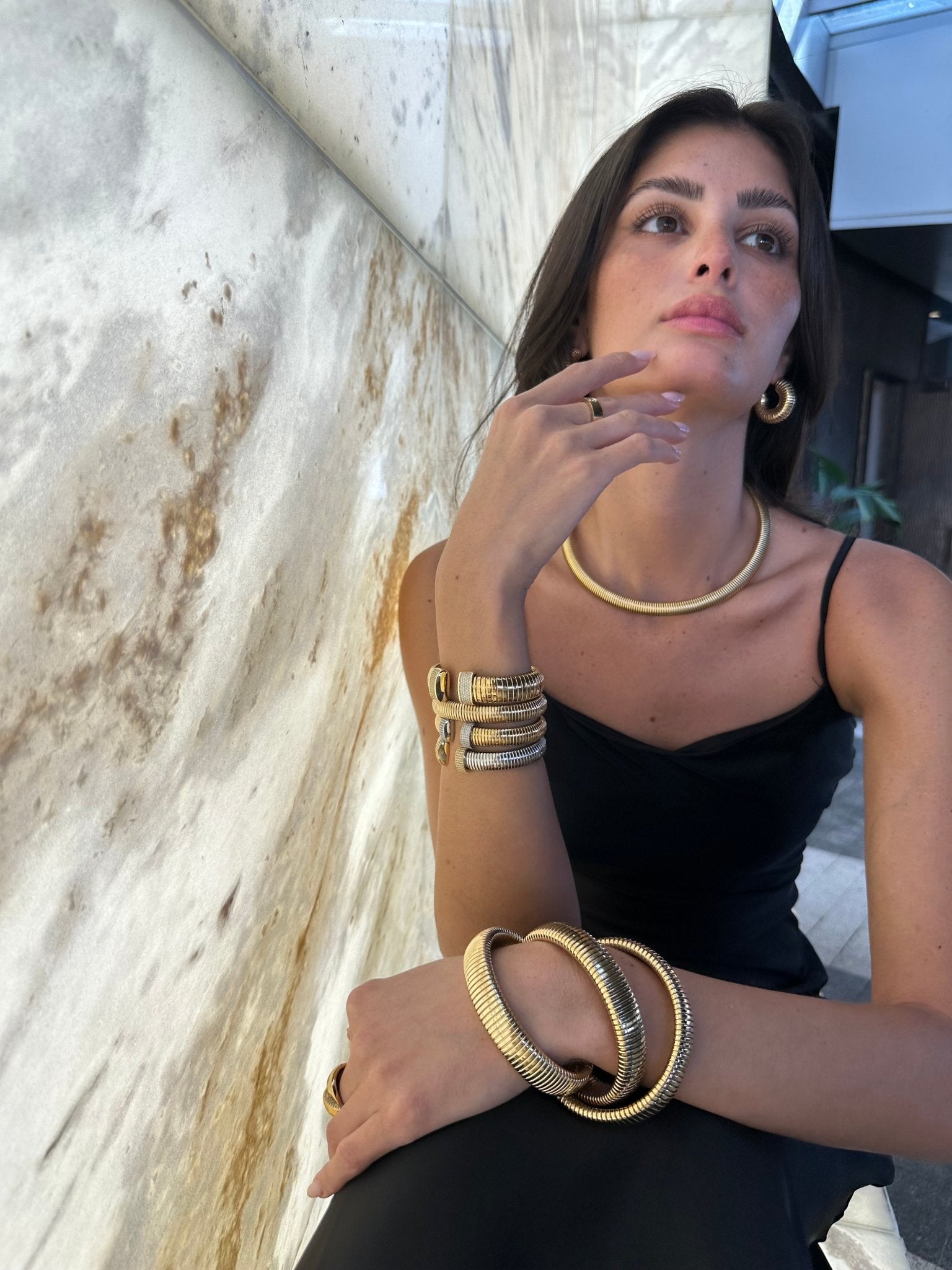 Guilloche Hoops - NOA Jewels - 