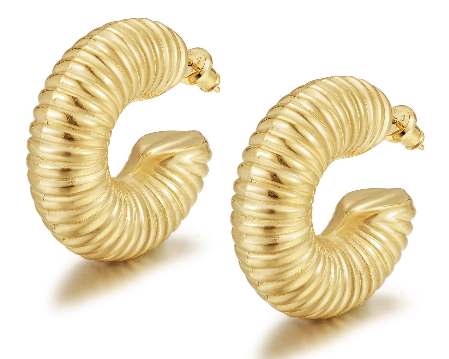 Guilloche Hoops - NOA Jewels - 