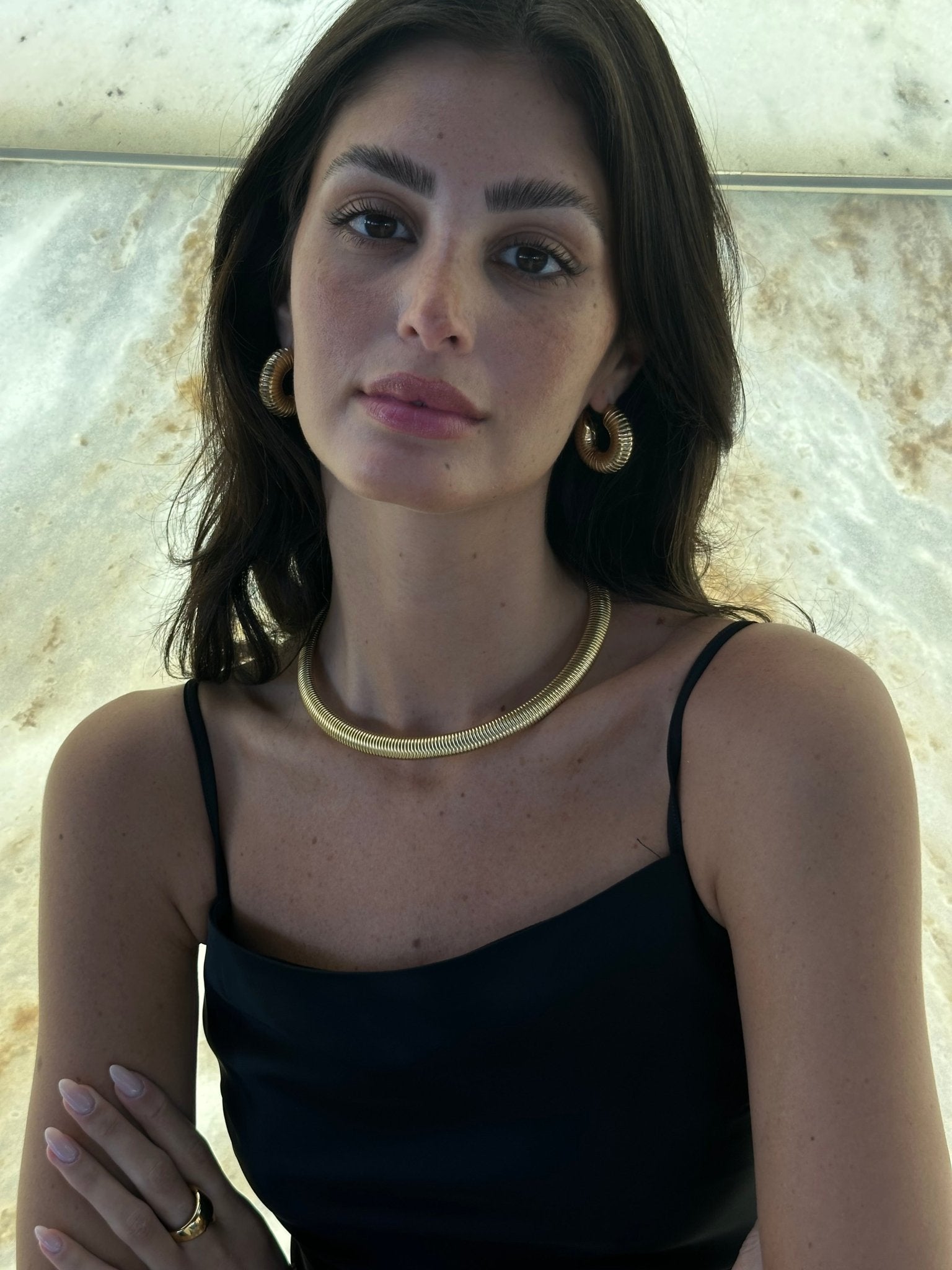 Guilloche Hoops - NOA Jewels - 