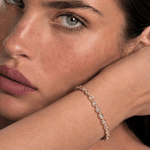 La Dauphine Oval Bezel Tennis Bracelet - NOA Jewels - Bracelet