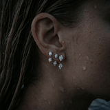 Large Floating Double Diamond Studs - NOA Jewels - 