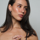 Large Round Floating Studs - NOA Jewels - Earrings