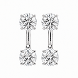 Large Round Floating Studs - NOA Jewels - Earrings