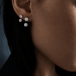 Large Round Floating Studs - NOA Jewels - Earrings