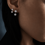 Large Round Floating Studs - NOA Jewels - Earrings