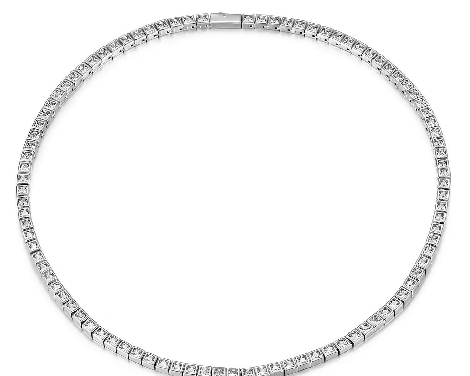 Le Carreau - Square Diamond Waterproof Tennis - NOA Jewels - 