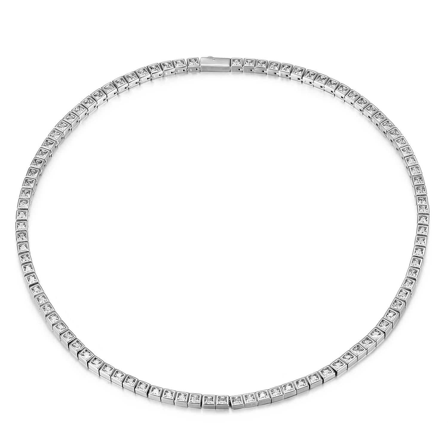 Le Carreau - Square Diamond Waterproof Tennis - NOA Jewels - 