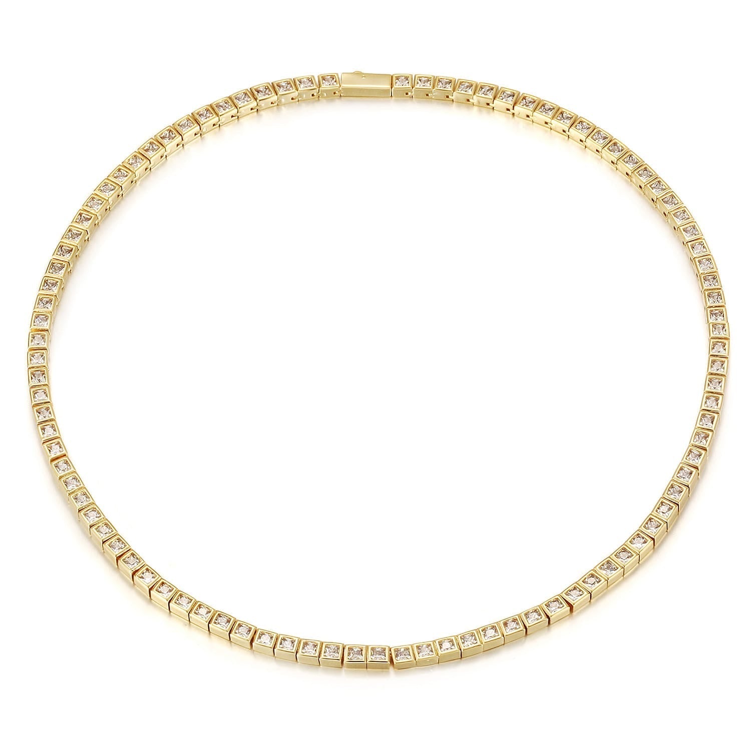 Le Carreau - Square Diamond Waterproof Tennis - NOA Jewels - 