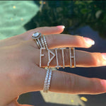 Letter Stackable Rings - NOA Jewels - 