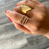 Letter Stackable Rings - NOA Jewels - 