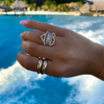 Letter Stackable Rings - NOA Jewels - 