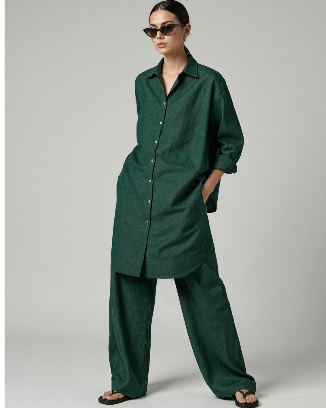 Linen Sets Green LIMITED EDITION - NOA Jewels - 