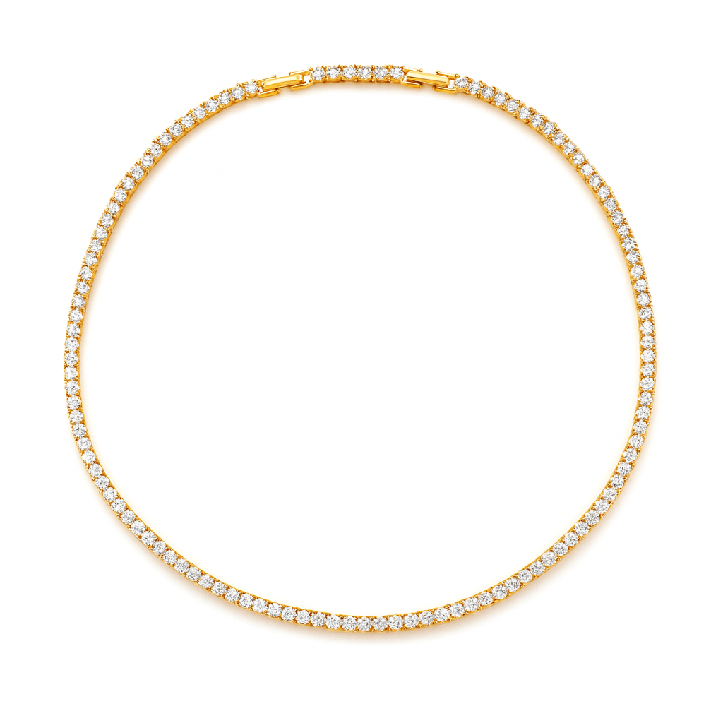 Mademoiselle Tennis Necklace - NOA Jewels - 