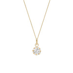 Mini Round Diamond Solitaire - NOA Jewels - 