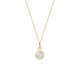 Mini Round Diamond Solitaire - NOA Jewels - 
