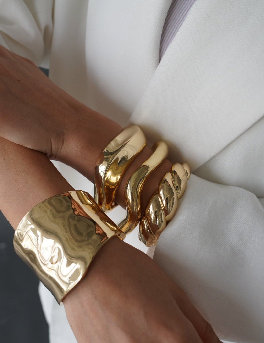 Molten Gold Cuff - NOA Jewels - 
