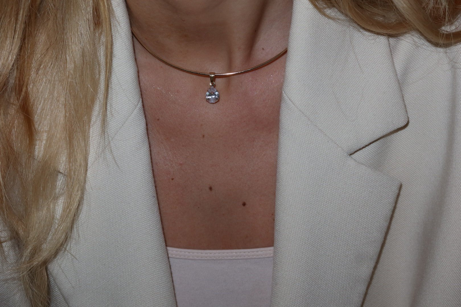 Orée - Collar and Diamond Drop - NOA Jewels - 