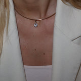 Orée - Collar and Diamond Drop - NOA Jewels - 