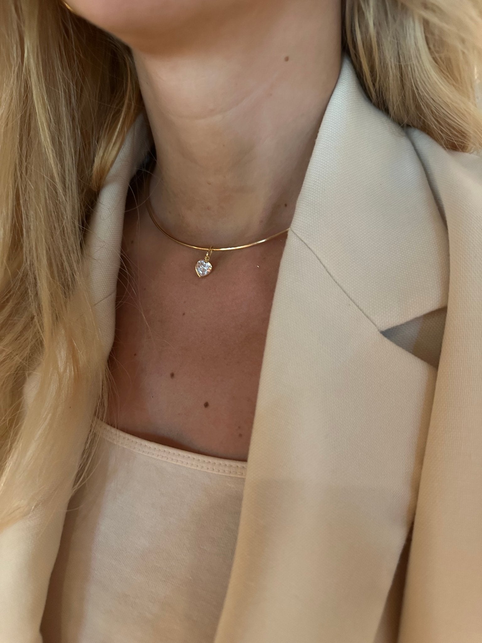 Orée - Collar and Diamond Drop - NOA Jewels - 
