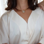 Orée XL Diamond Medallion - NOA Jewels - 