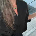 Orée XL Emerald Medallion - NOA Jewels - 