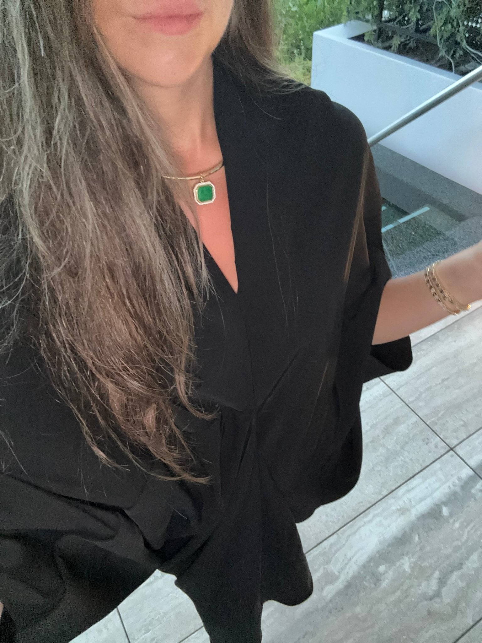 Orée XL Emerald Medallion - NOA Jewels - 