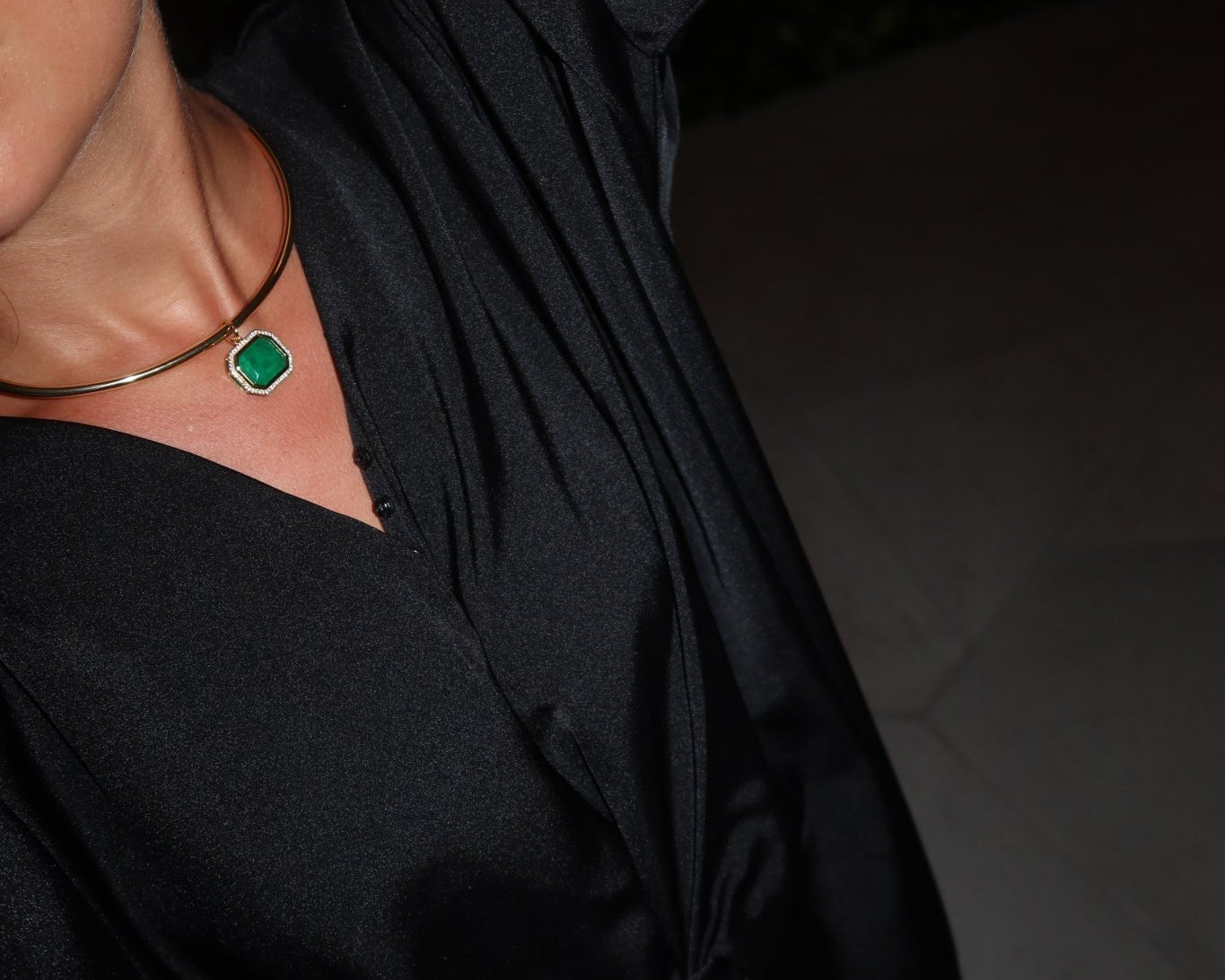 Orée XL Emerald Medallion - NOA Jewels - 