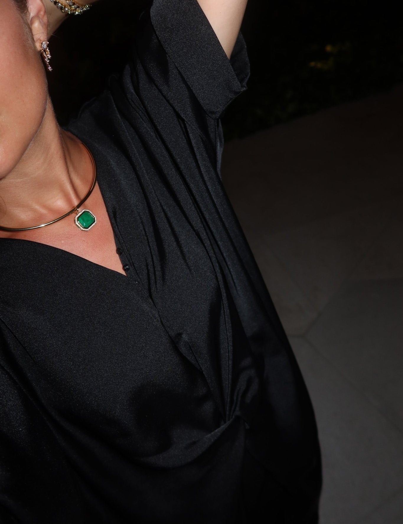 Orée XL Emerald Medallion - NOA Jewels - 