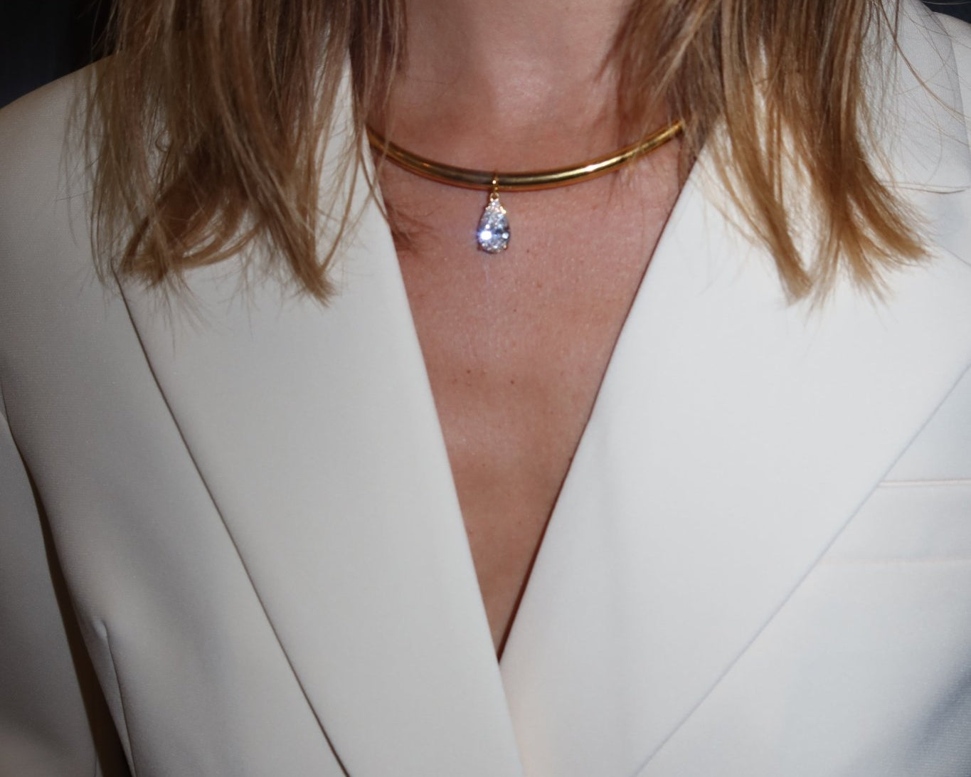 Orée XL Pear Diamond Drop - NOA Jewels - 