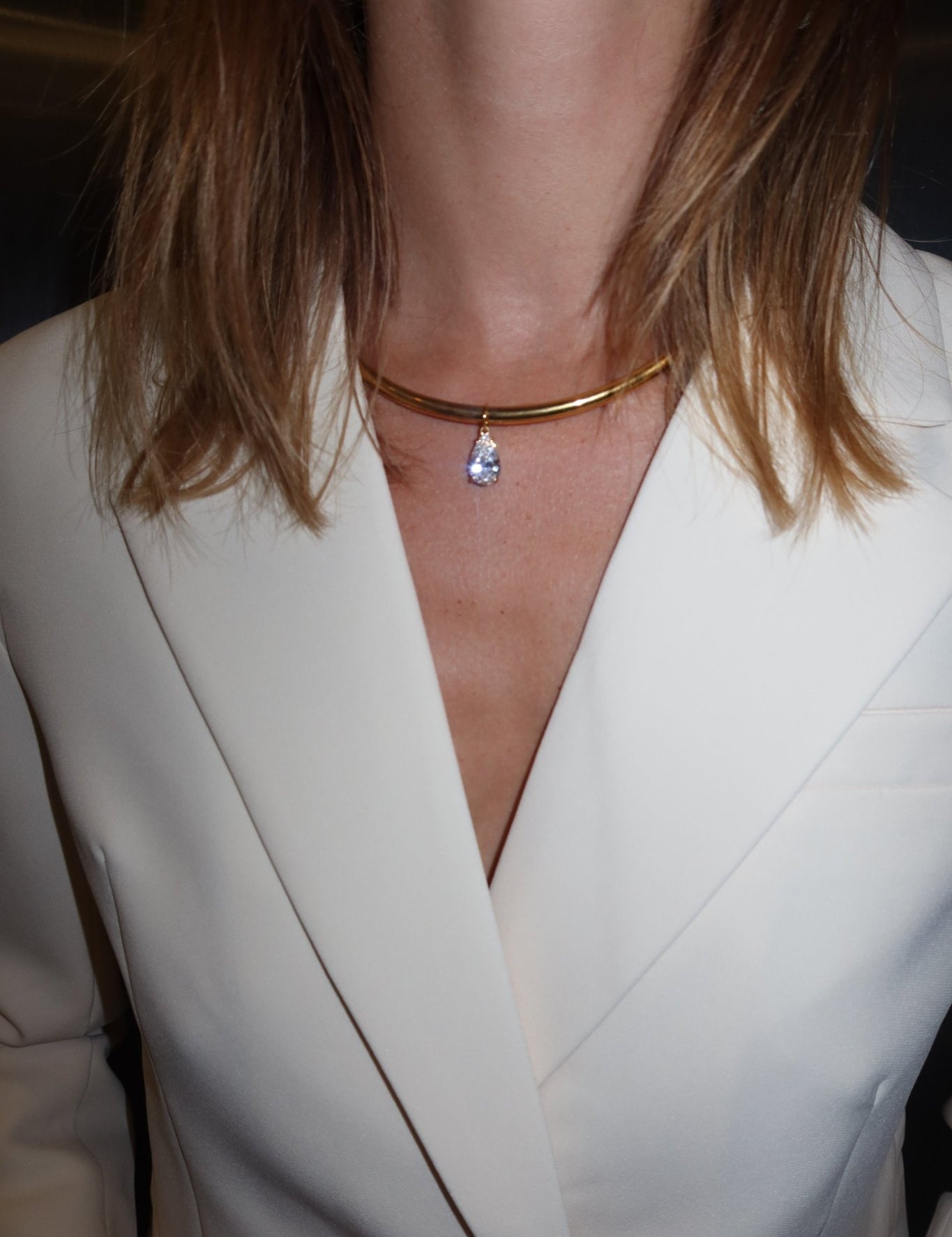 Orée XL Pear Diamond Drop - NOA Jewels - 