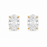 Oval Diamond Studs - NOA Jewels - Earrings