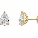 Pear Diamond Studs - NOA Jewels - 