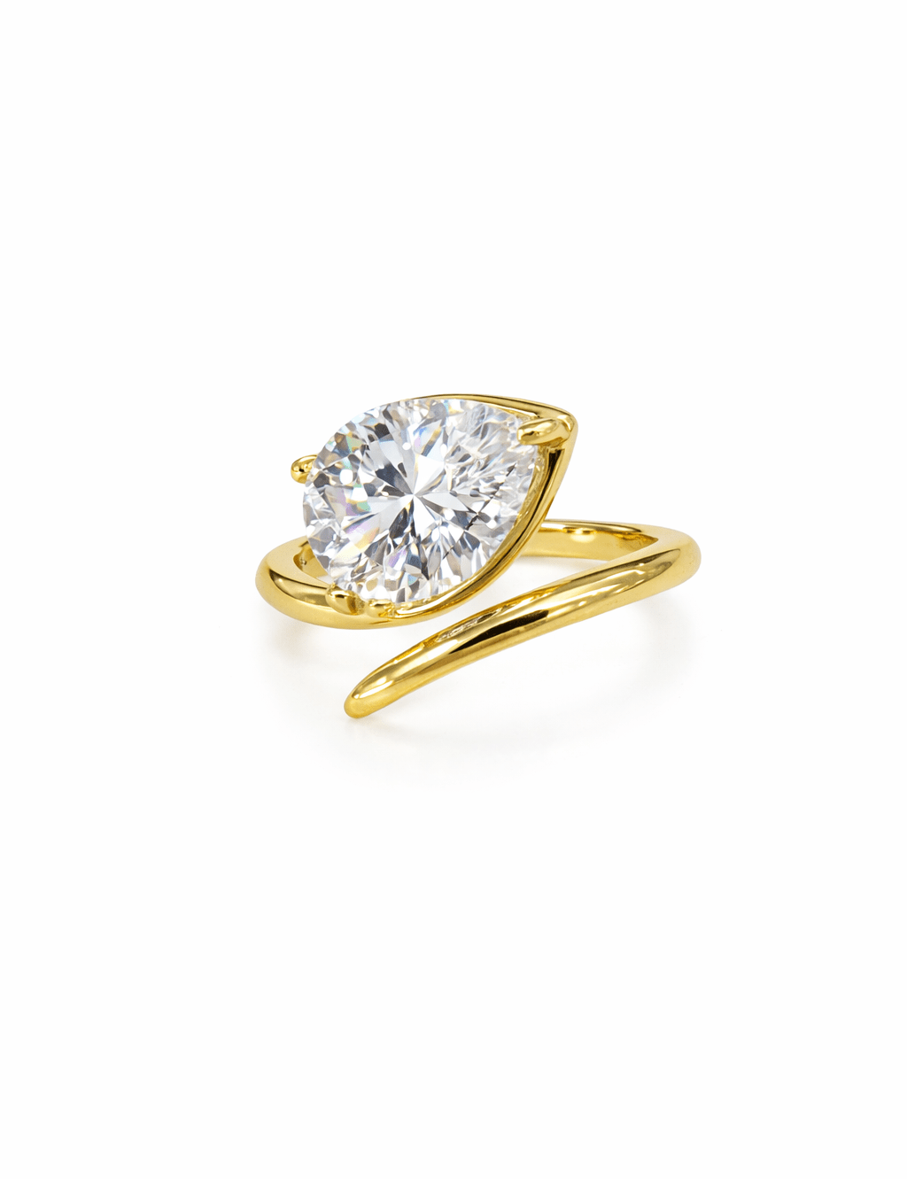 Pear Diamond Wrap Ring - NOA Jewels - 