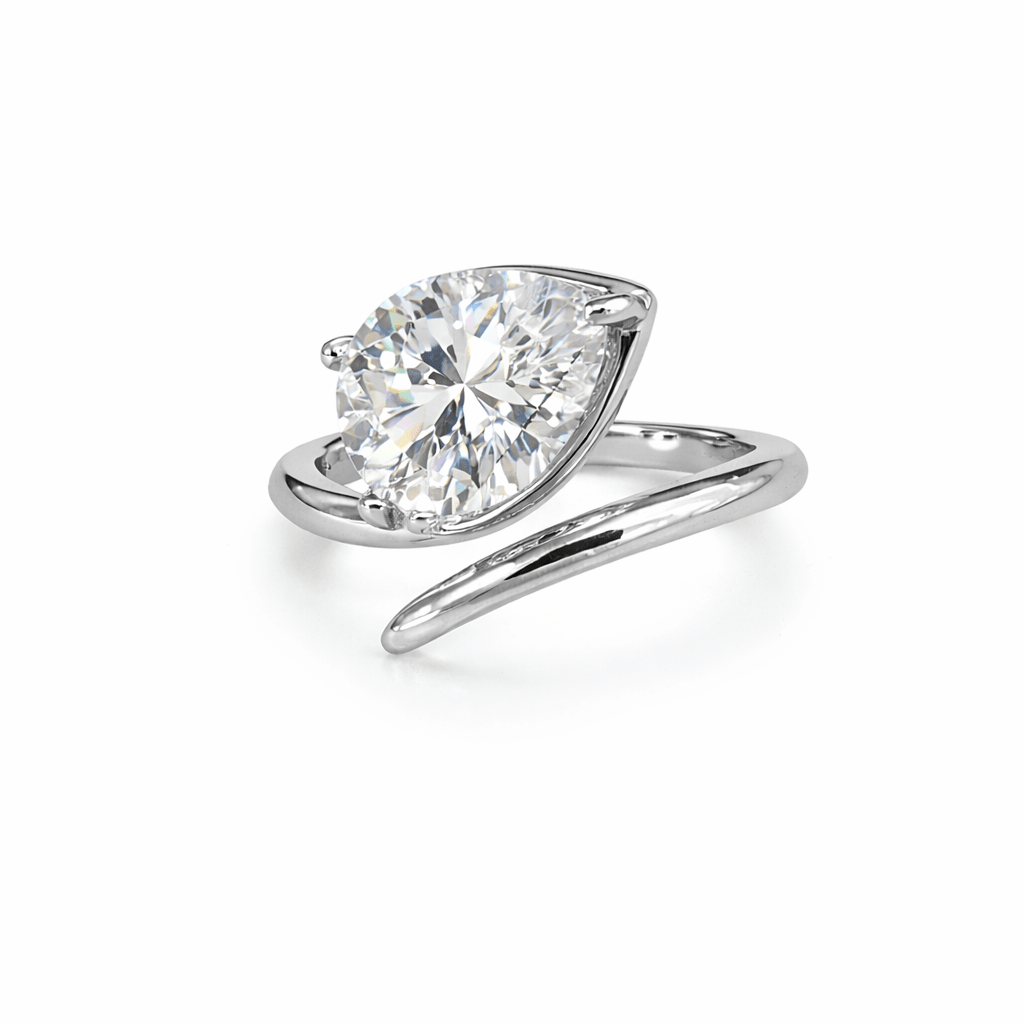 Pear Diamond Wrap Ring - NOA Jewels - 