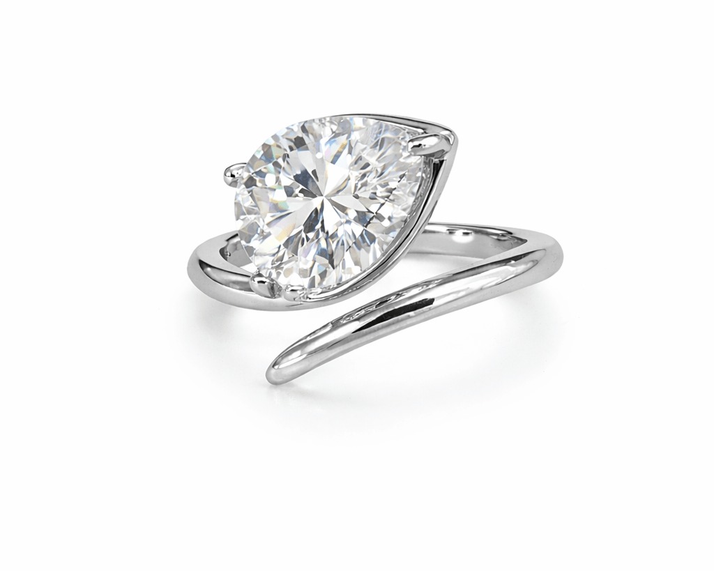 Pear Diamond Wrap Ring - NOA Jewels - 