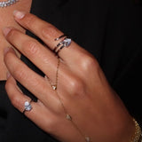 Pear Double Diamond Wrap Ring - NOA Jewels - Rings