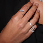 Pear Double Diamond Wrap Ring - NOA Jewels - Rings