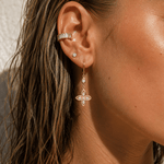 Quatrefoil Drop Earrings - NOA Jewels - 