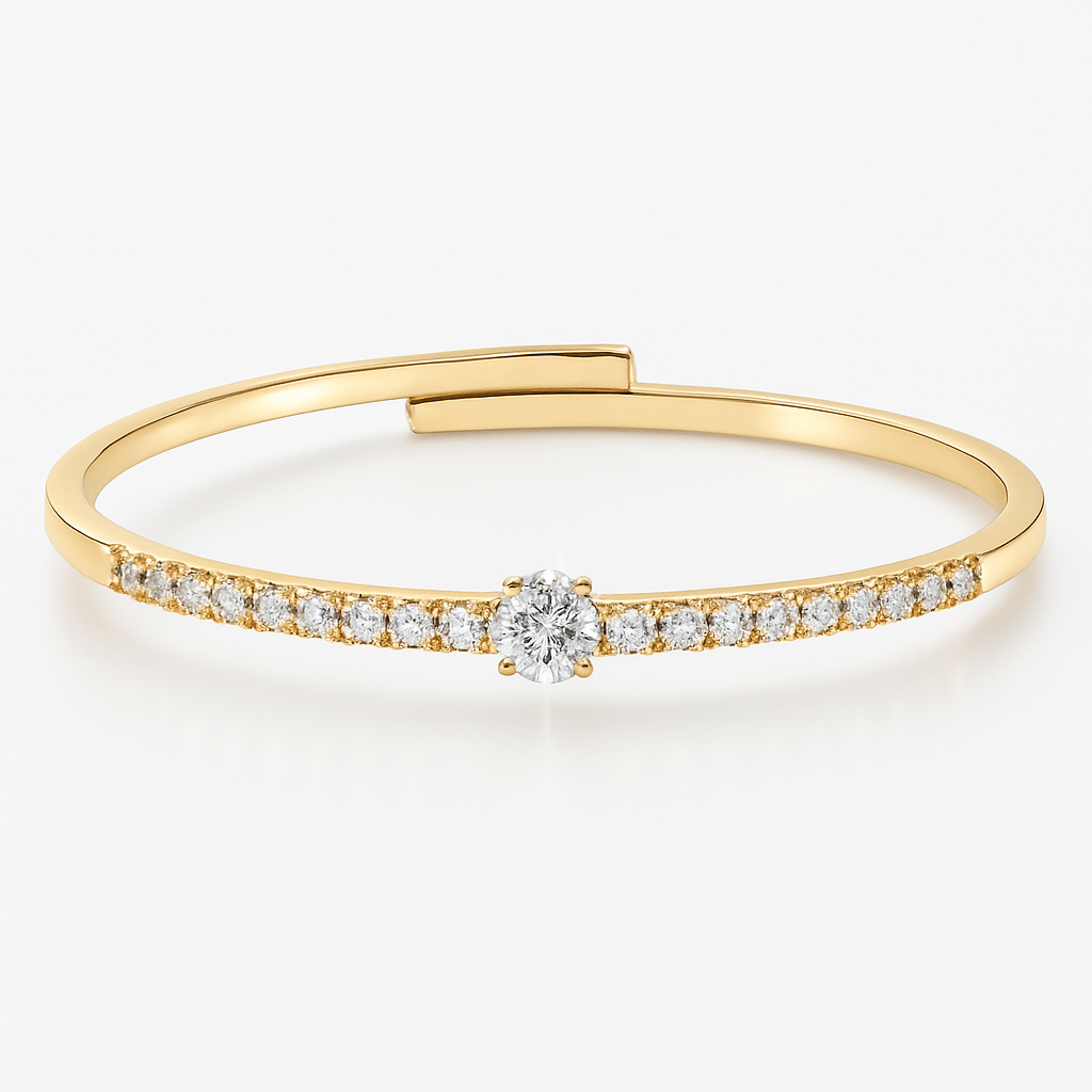 Round Diamond Pave Embrace - NOA Jewels - 