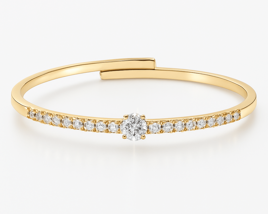 Round Diamond Pave Embrace - NOA Jewels - 