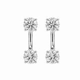 Round Floating Studs - NOA Jewels - Earrings