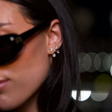Round Floating Studs - NOA Jewels - Earrings