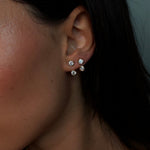 Round Floating Studs - NOA Jewels - Earrings