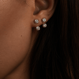Round Floating Studs - NOA Jewels - Earrings