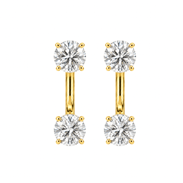 Round Floating Studs
