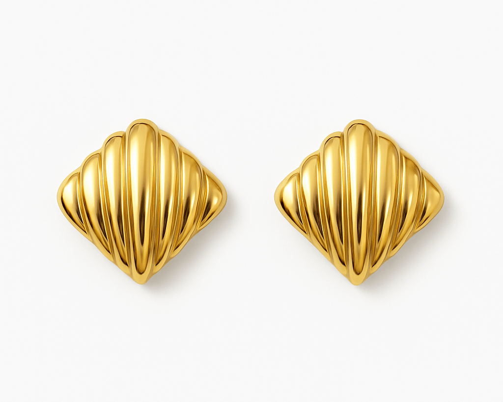 Seraphina Vintage Oversized Studs - NOA Jewels - 