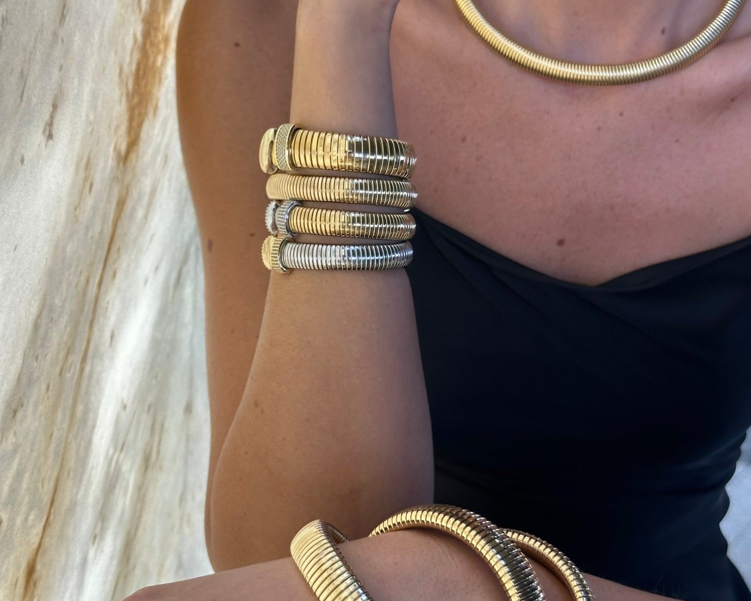 Serpent D’or Choker - NOA Jewels - 