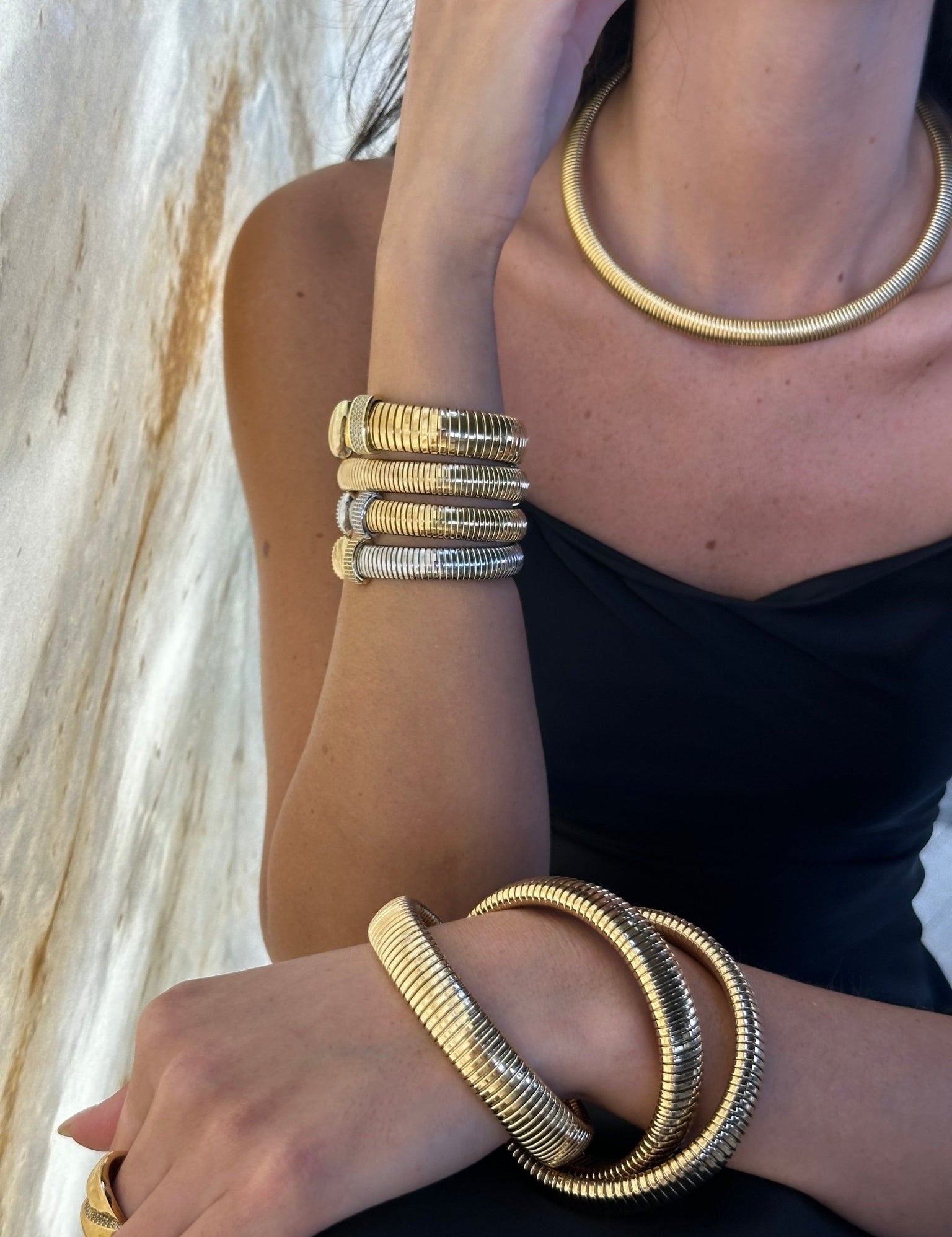Serpent D’or Choker - NOA Jewels - 